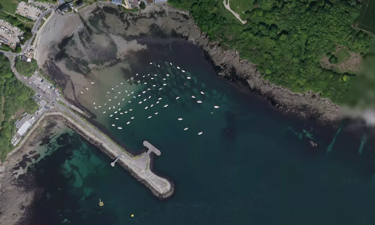 Flyfoto av Anse de Saint-Anne