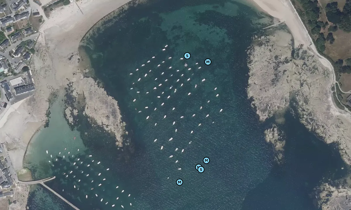 Satelite image of Anse de Stole