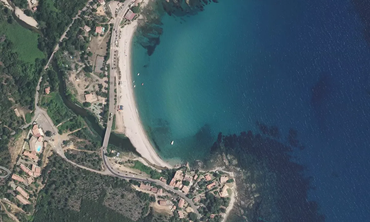 Satelite image of Anse de Tarco