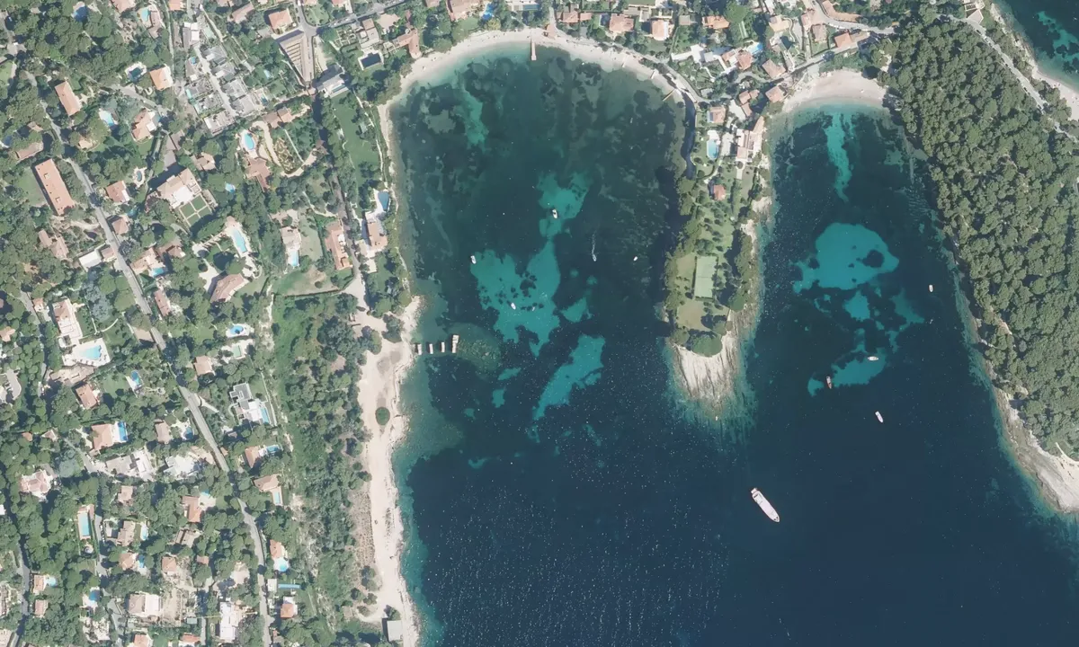 Flyfoto av Anse des Fossés