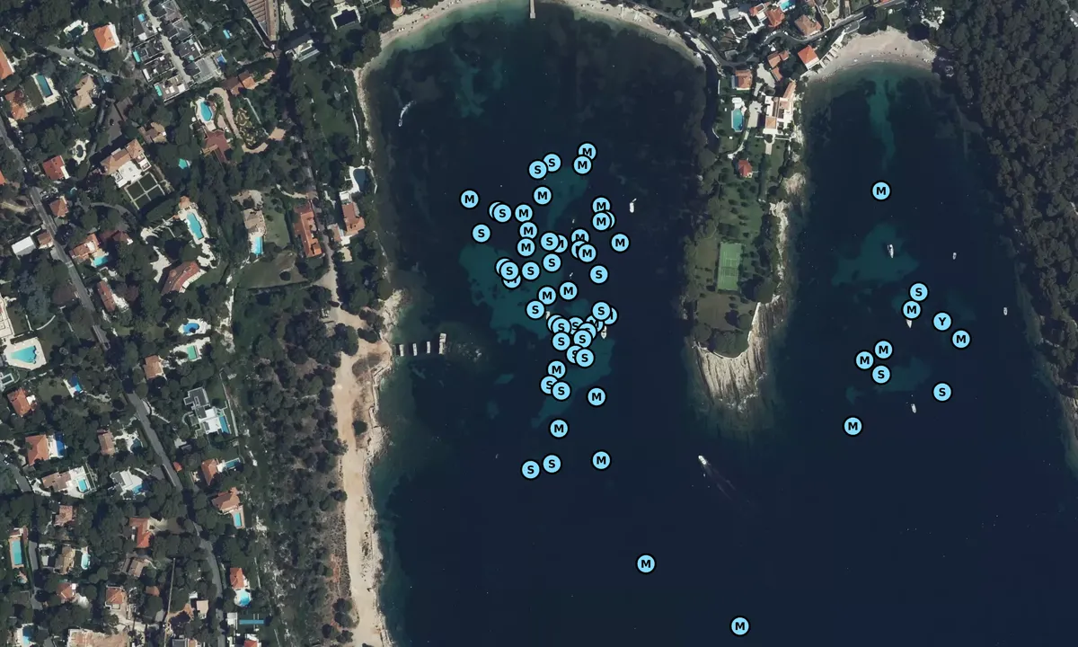 Satelite image of Anse des Fossés