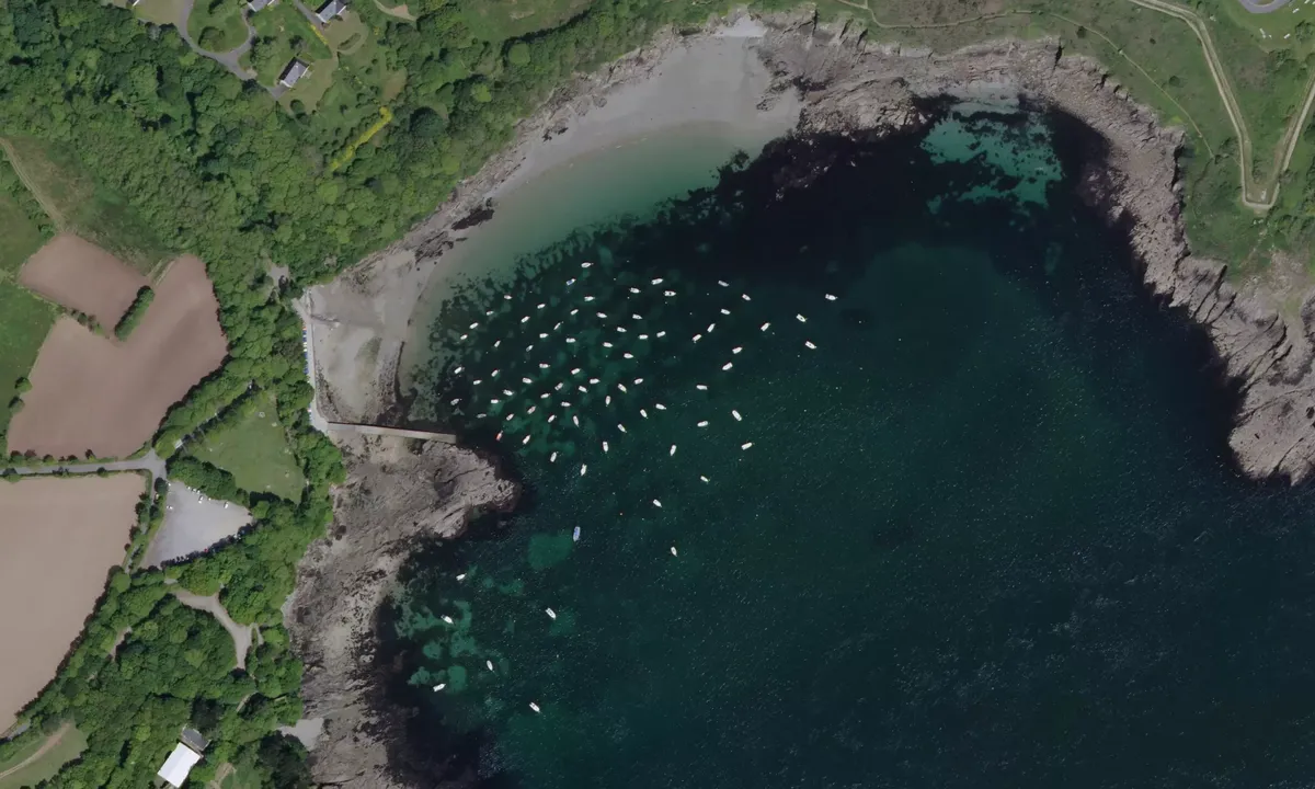 Flyfoto av Anse du dellec