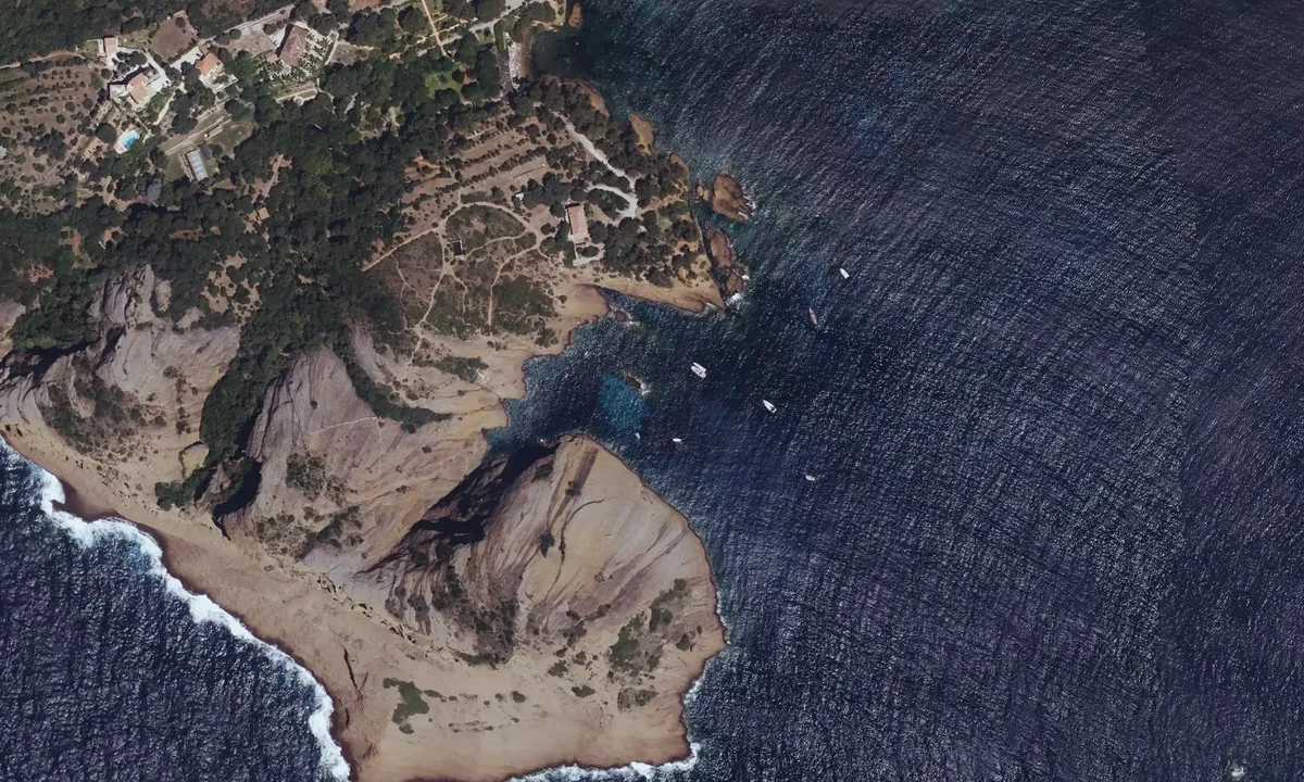 Flyfoto av Anse du sec