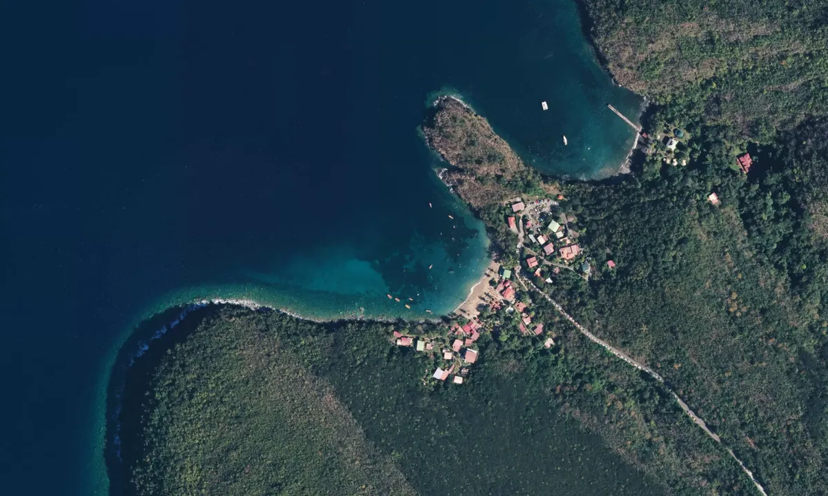Flyfoto av Anse Dufour 1