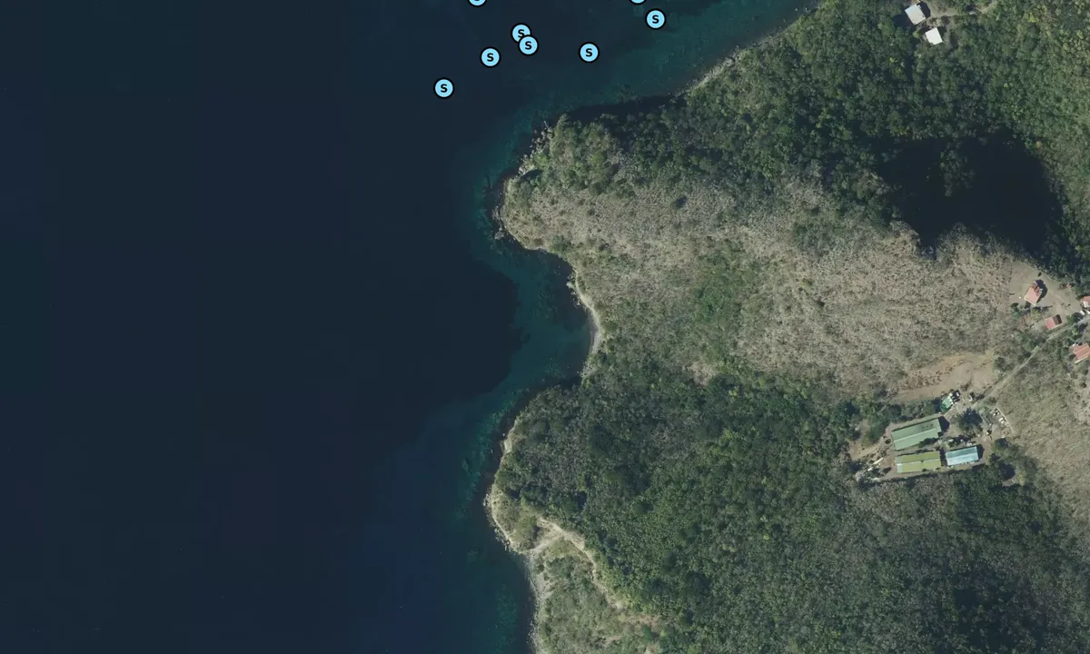 Satelite image of Anse Foucault