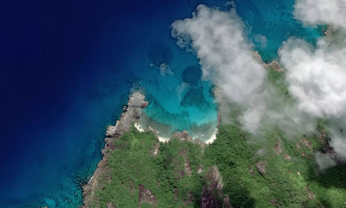Flyfoto av Anse Jasmin