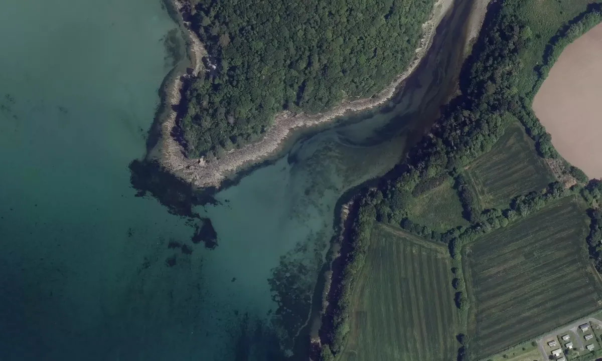 Satelite image of Anse Saint-Jean