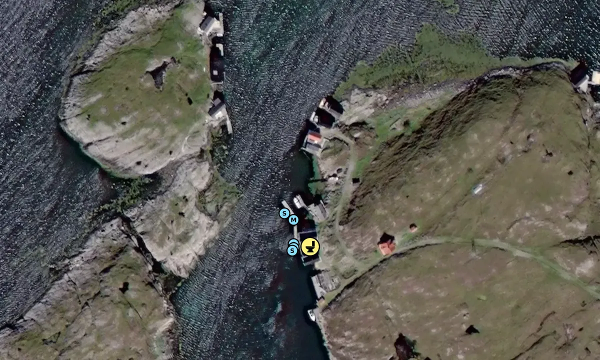 Satelite image of Ansteinsundet - Kynnøya