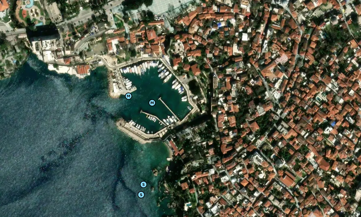 Satelite image of Antalya kaleci marina