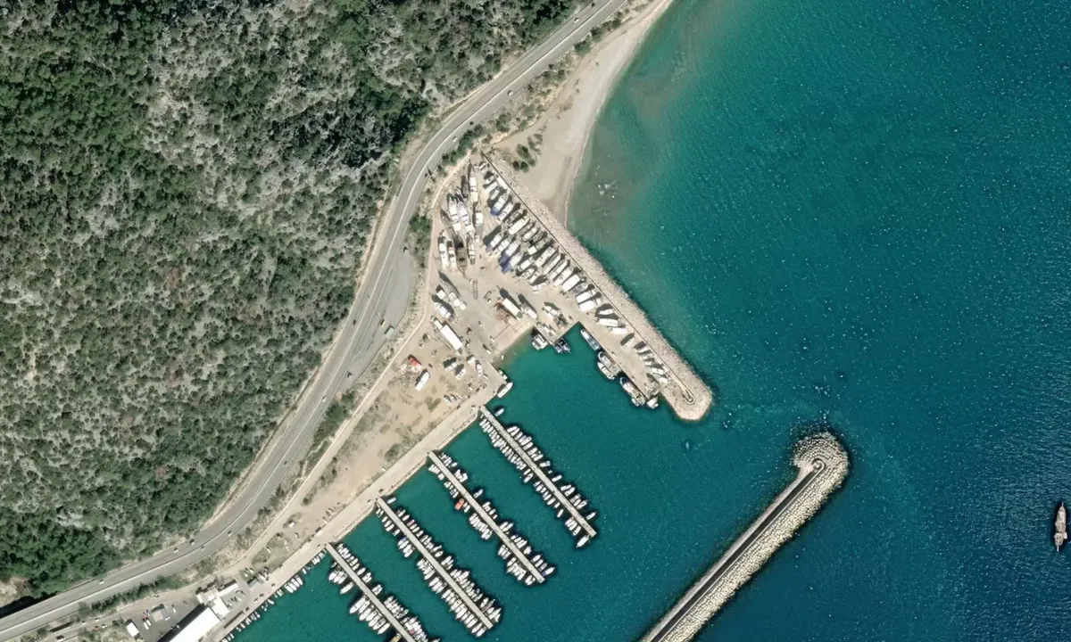 Flyfoto av Antalya Yachthafen