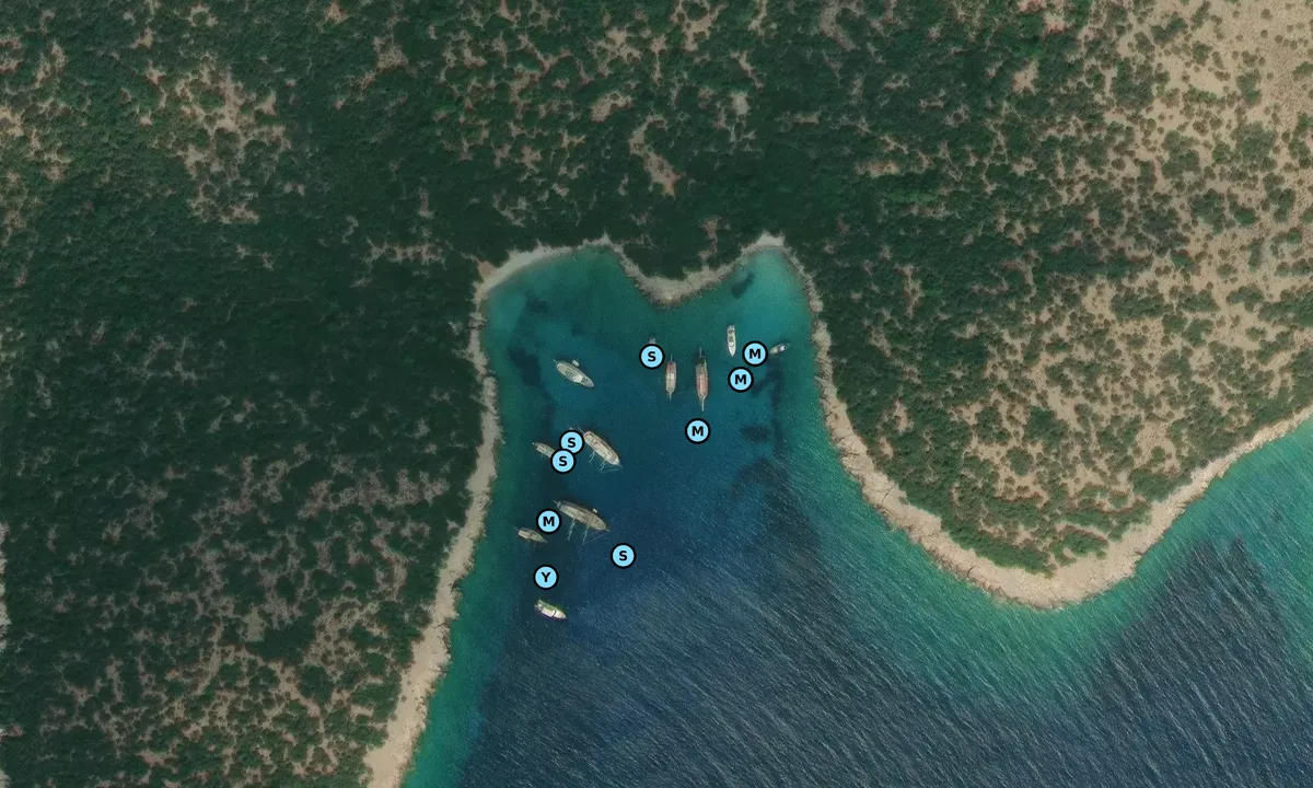 Satelite image of Aquarius Bay