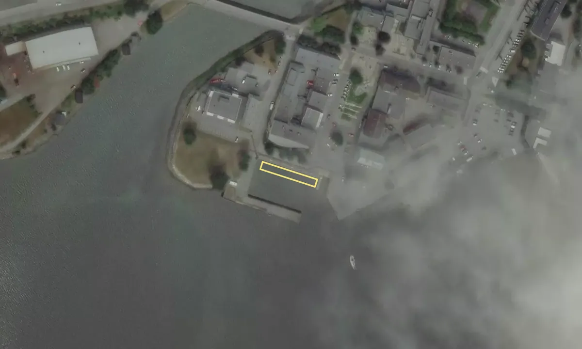 Satelite image of Årdalstangen