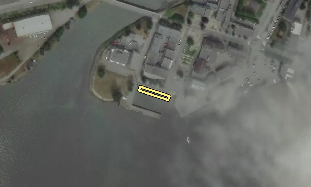 Satelite image of Årdalstangen