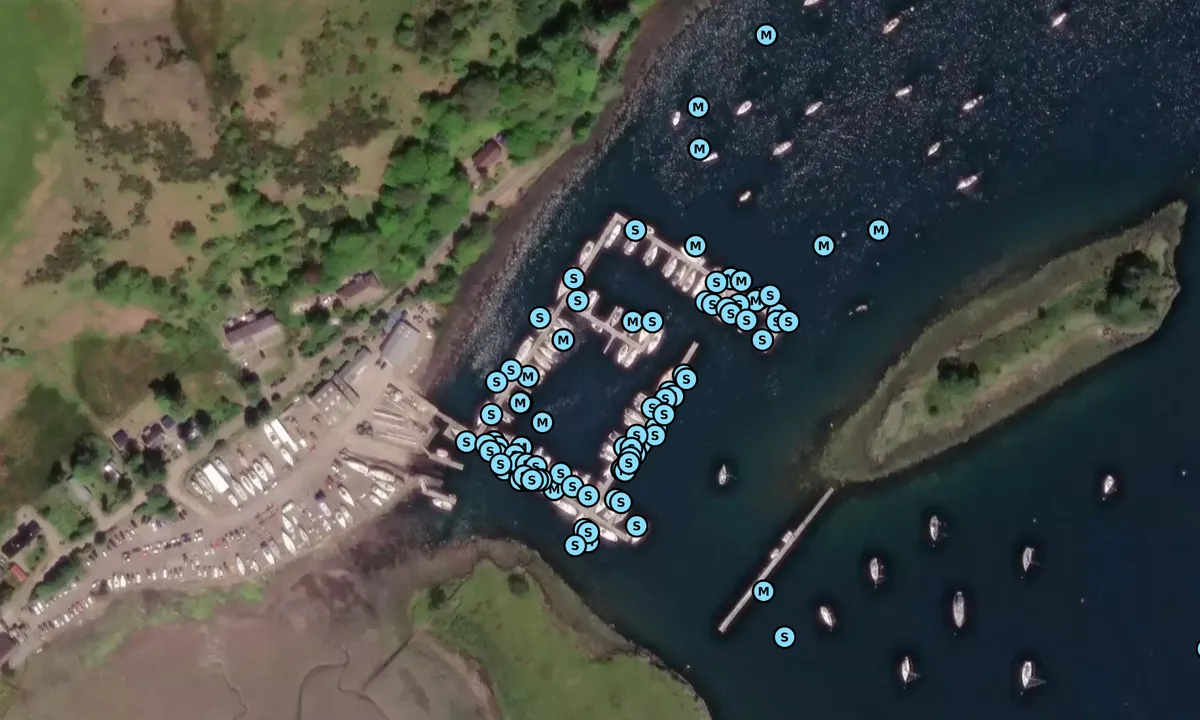 Satelite image of Ardfern Yacht Centre