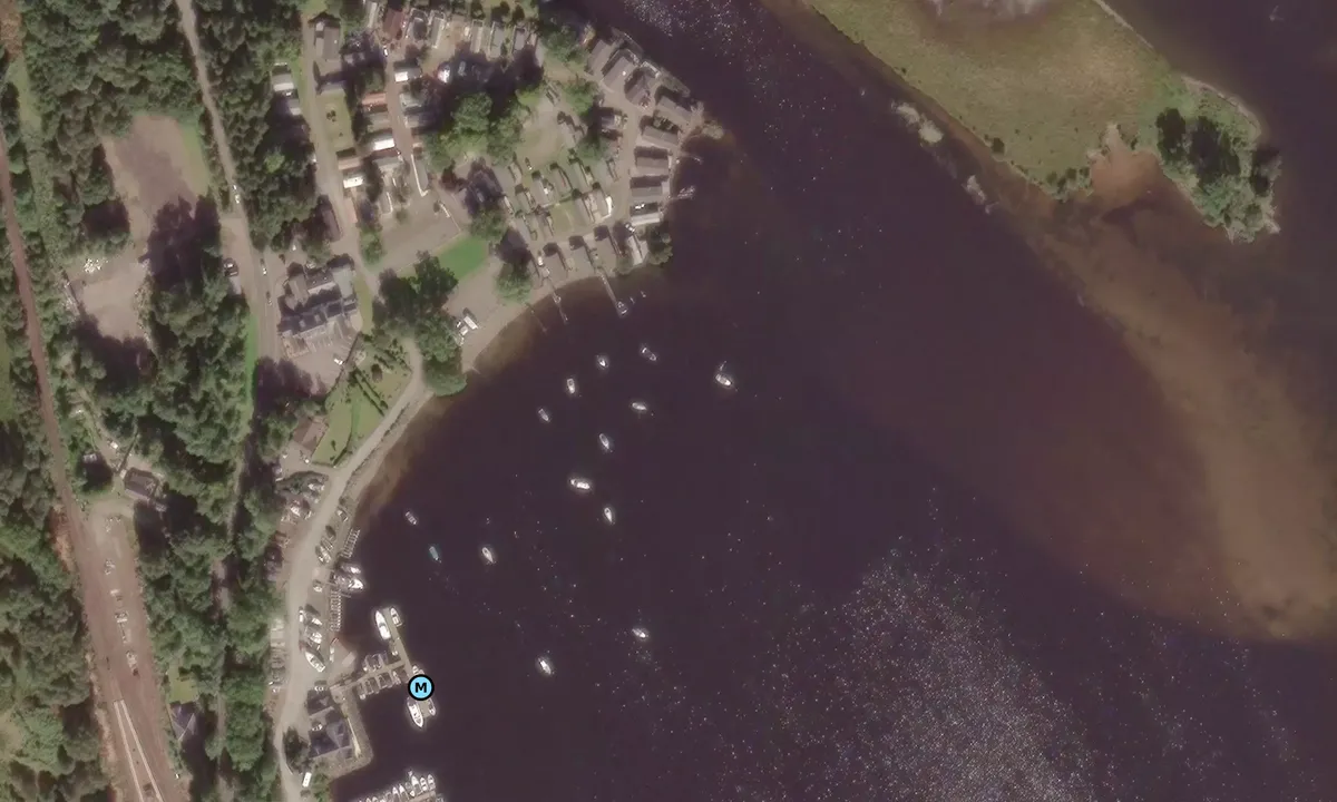 Satelite image of Ardlui Marina