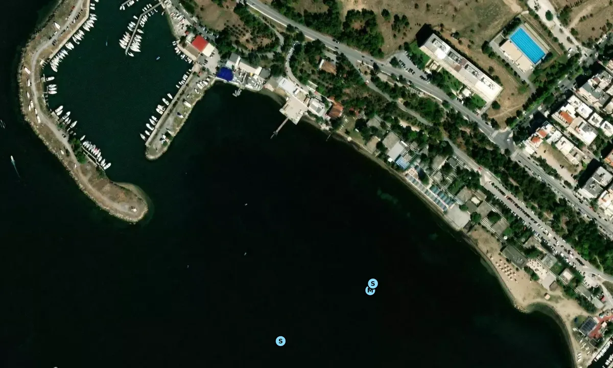 Satelite image of Aretsou Marina