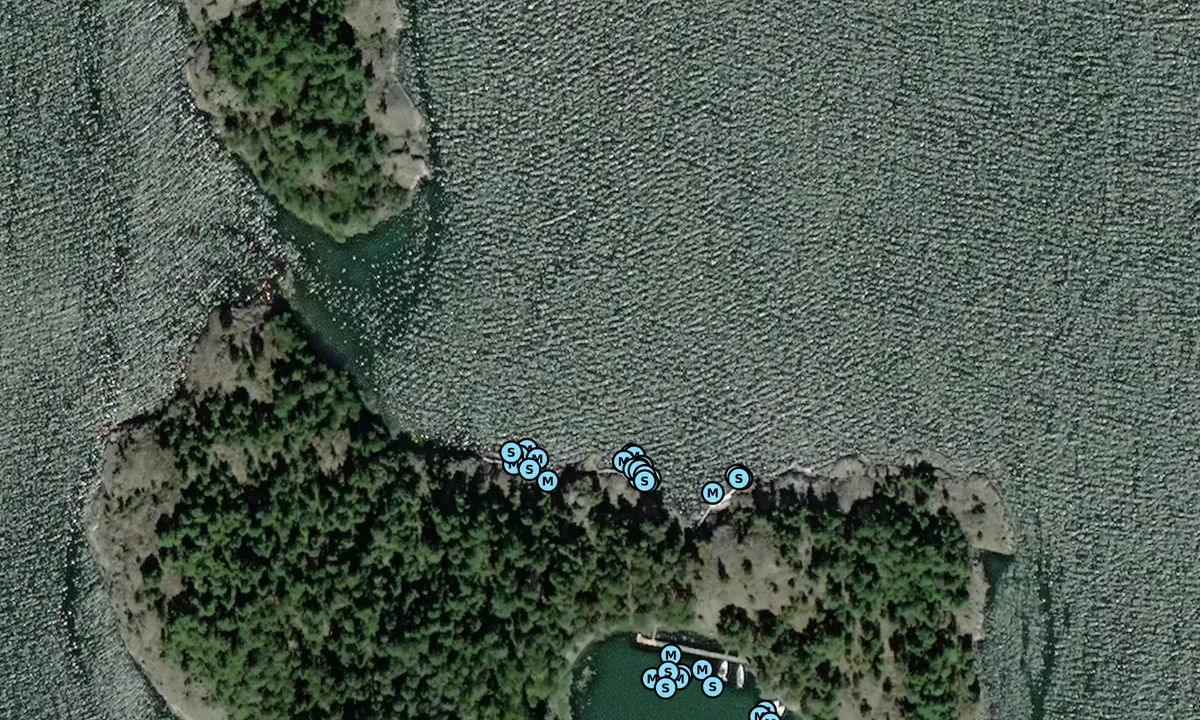 Satelite image of Arkholmarna