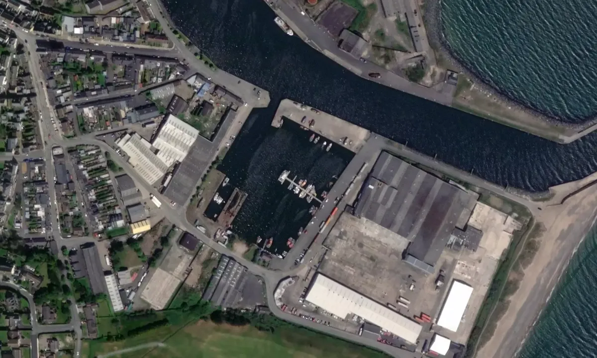 Flyfoto av Arklow Basin Marina