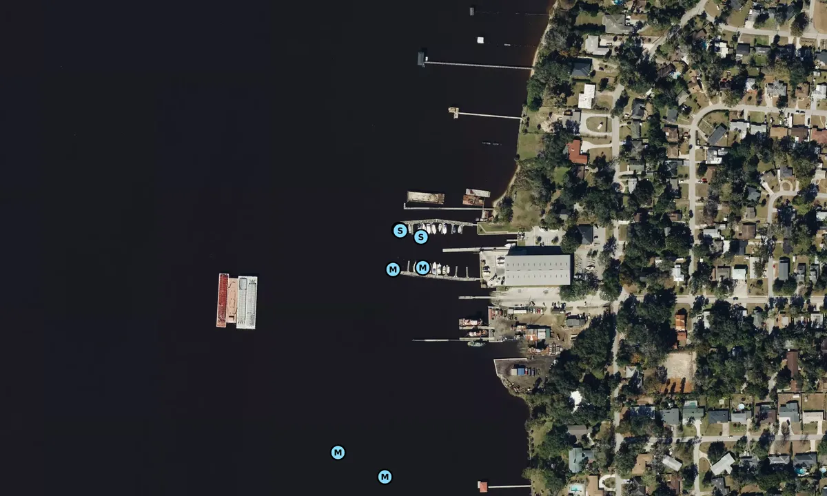 Satelite image of Arlington Marina - Jacksonville
