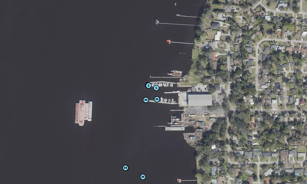 Satelite image of Arlington Marina - Jacksonville
