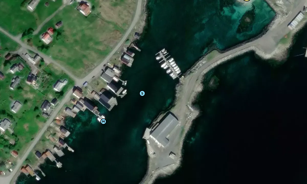 Satelite image of Arnøyene Båtforening
