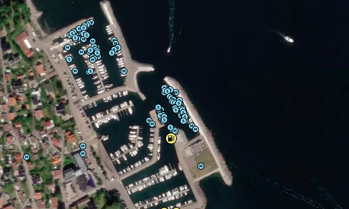 Satelite image of Åsgårdstrand