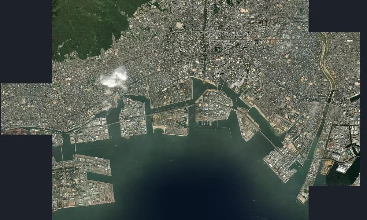 Flyfoto av Ashiya Marina