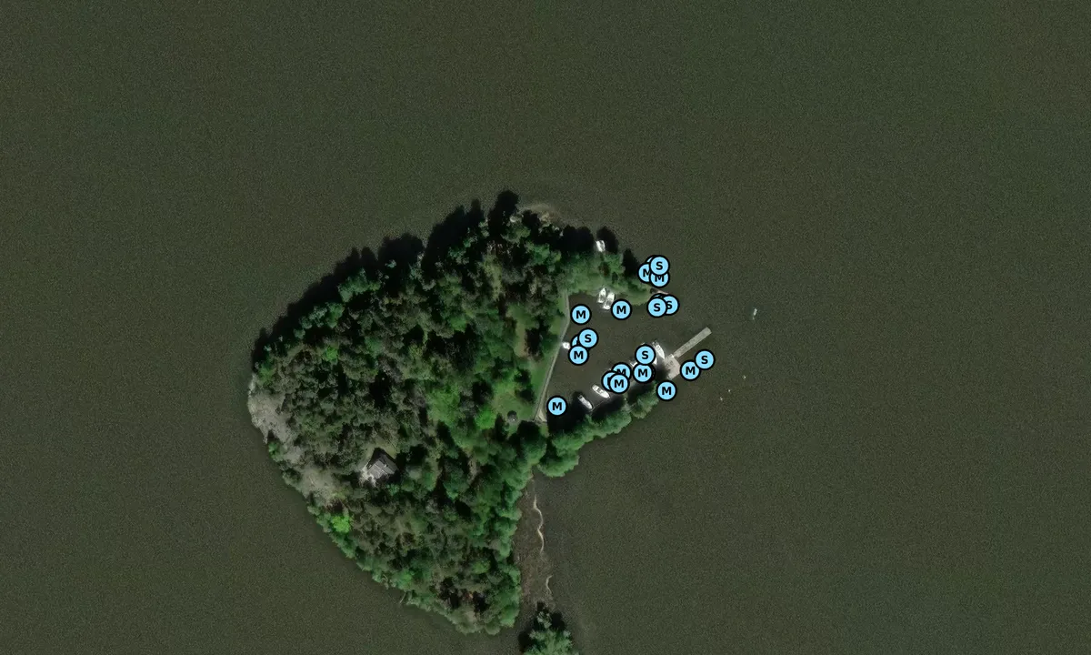 Satelite image of Askholmen - Strängnäs segelsällskaps klubbholme