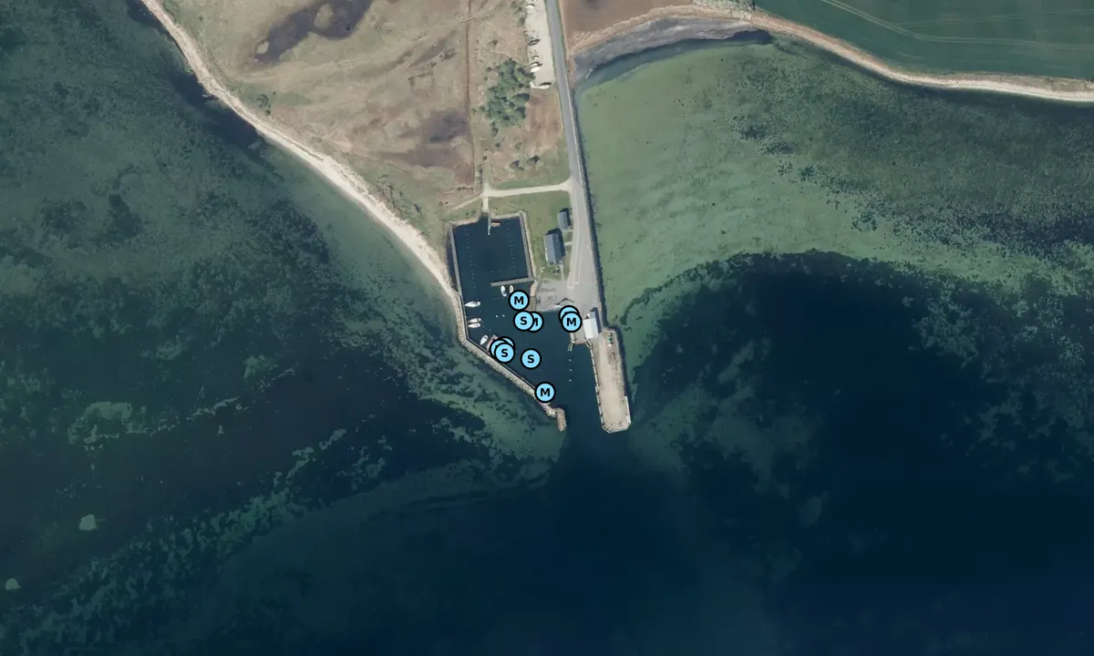 Satelite image of Askø Havn
