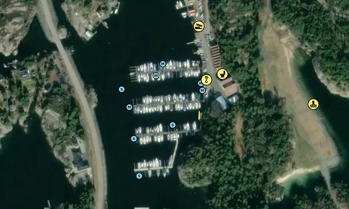 Satelite image of Askøy Seilforening