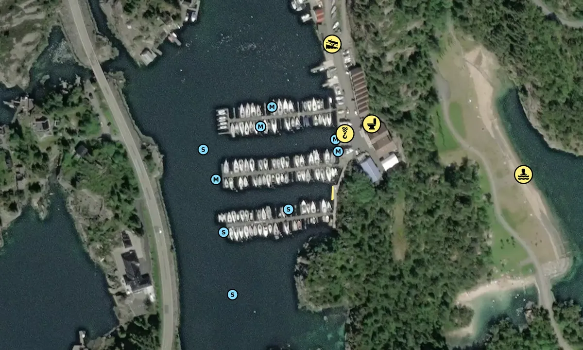 Satelite image of Askøy Seilforening