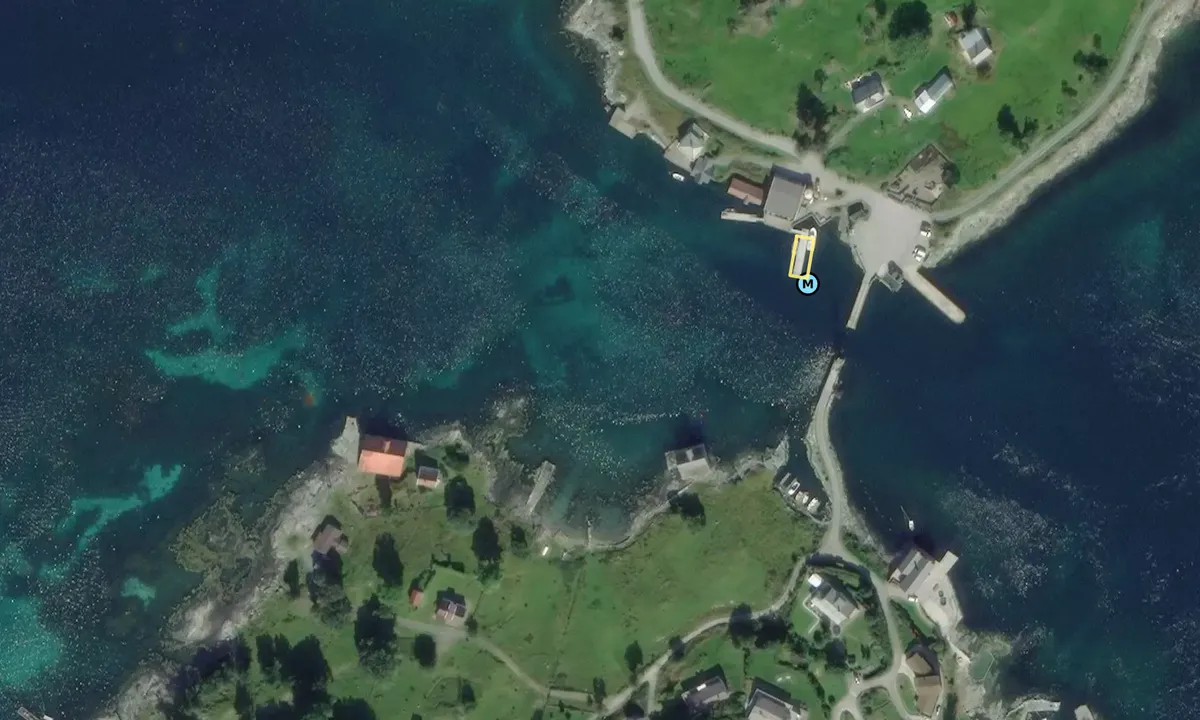 Satelite image of Askrova Gjestehavn