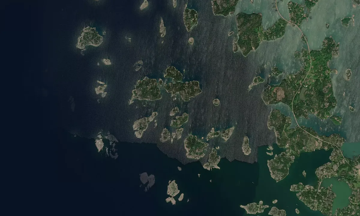 Flyfoto av Äskskär ankarplats
