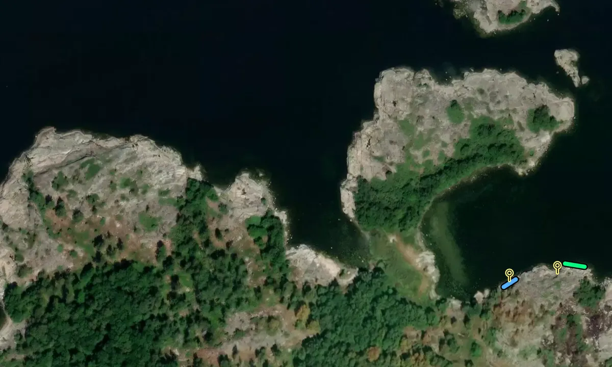 Satelite image of Aspskär