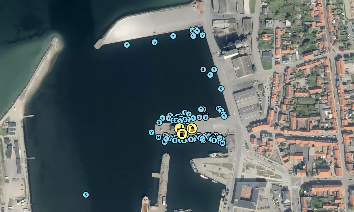 Satelite image of Assens Havn