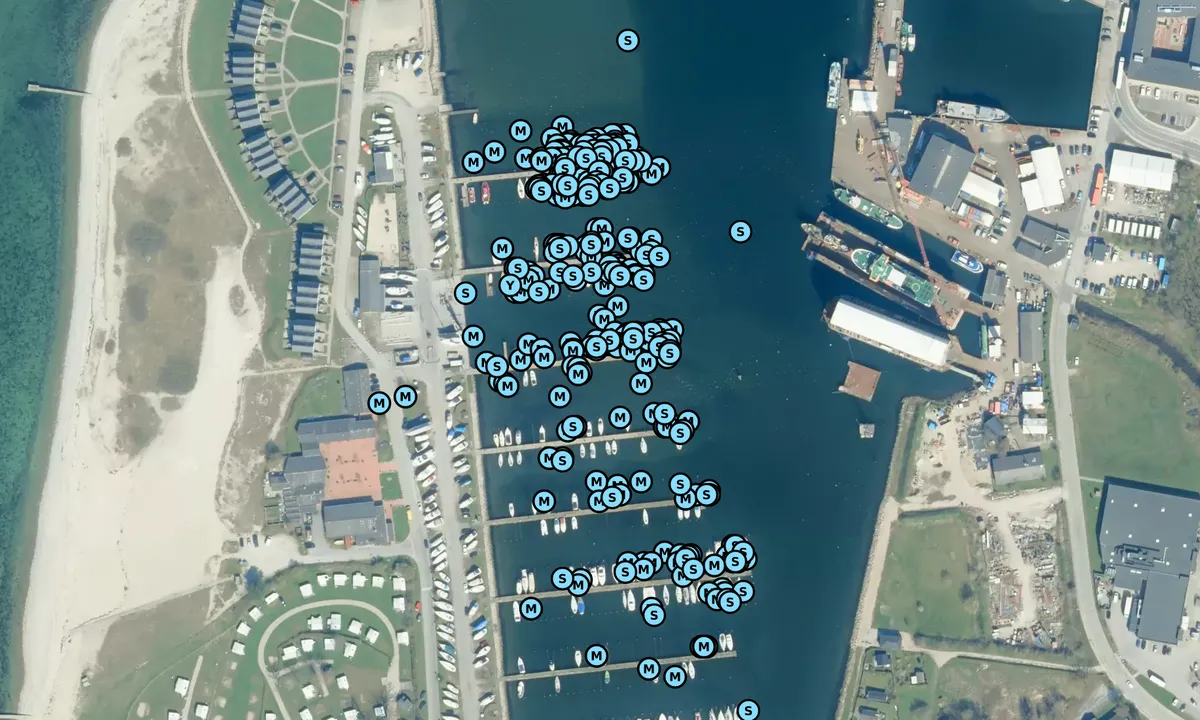 Satelite image of Assens Marina