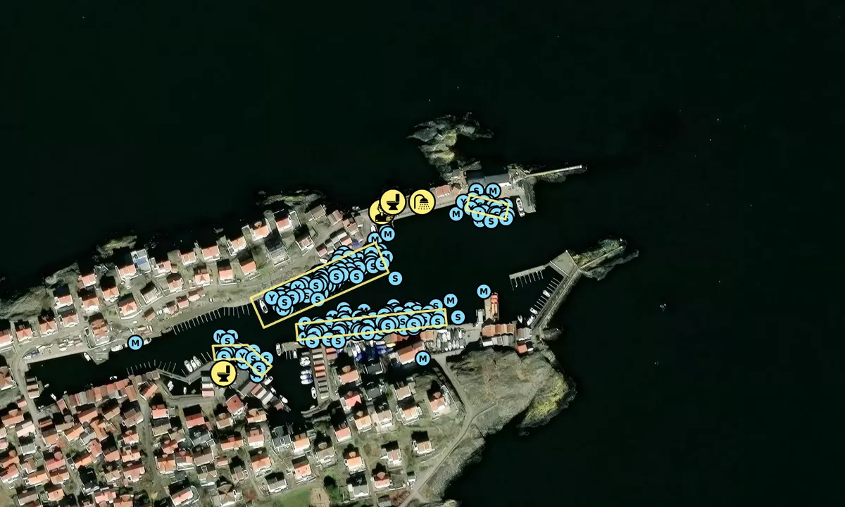 Satelite image of Åstol Gästhamn