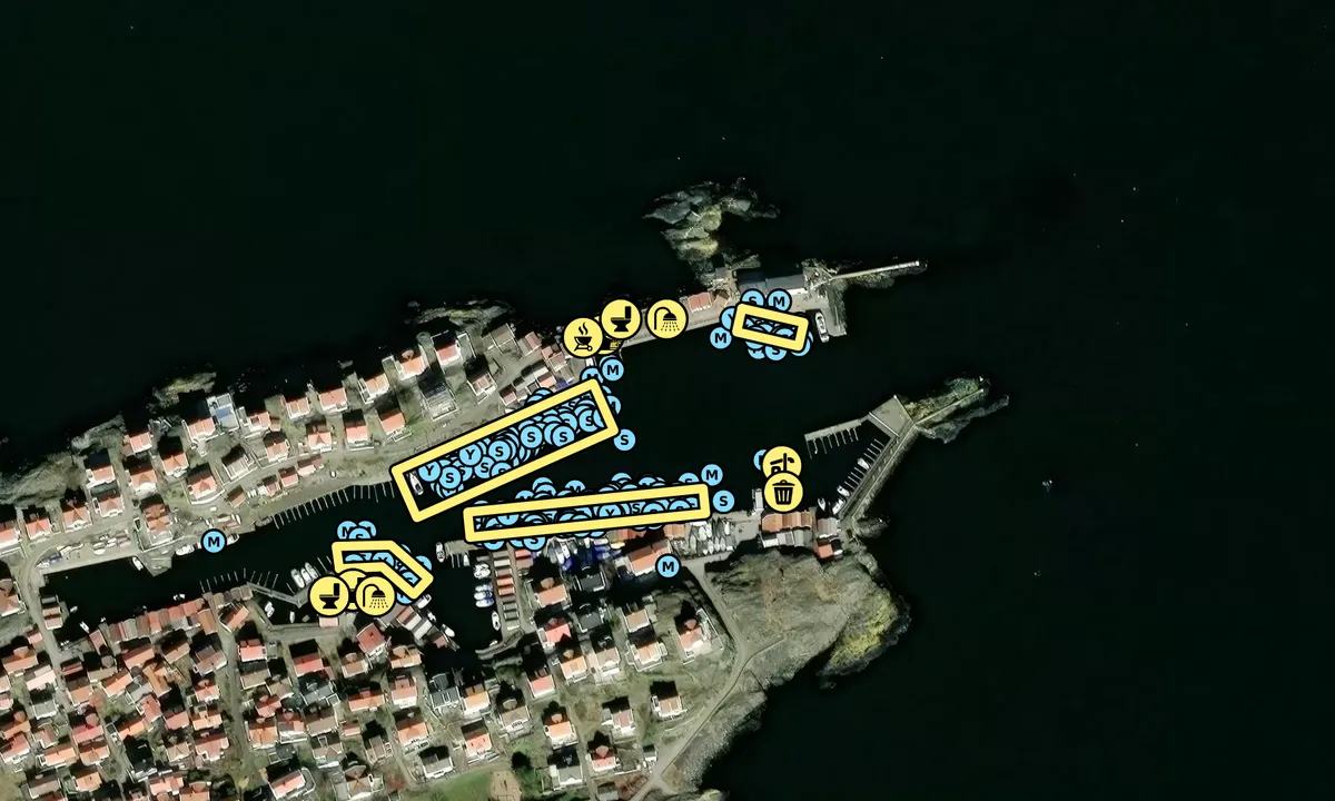Satelite image of Åstol Gästhamn