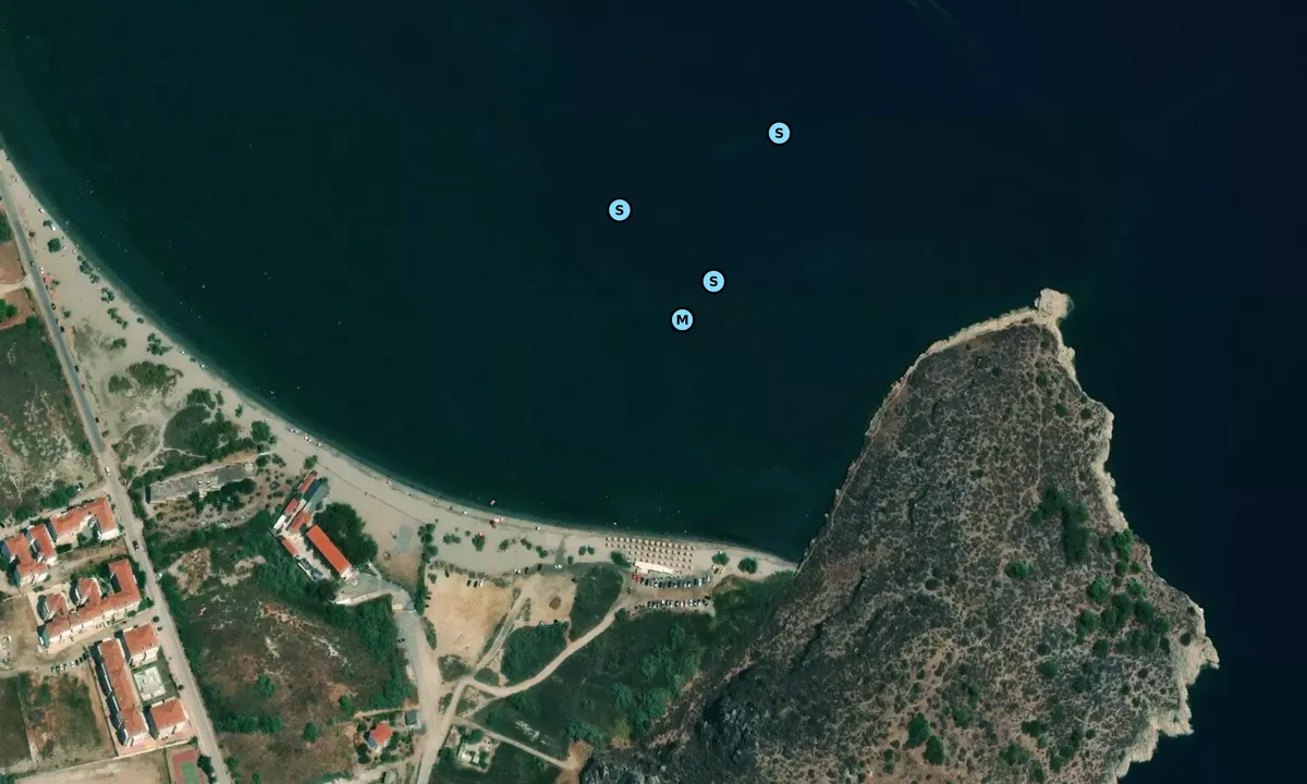 Satelite image of Astros North Beach