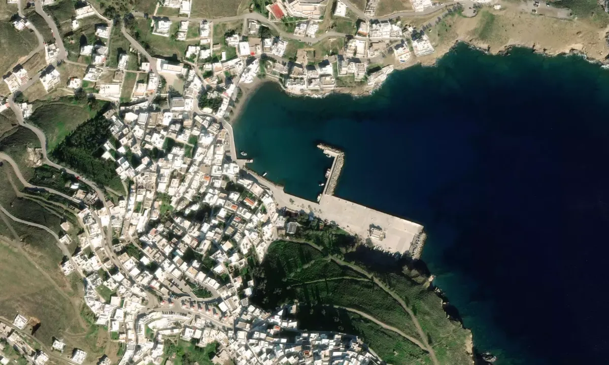 Flyfoto av Astypalaia