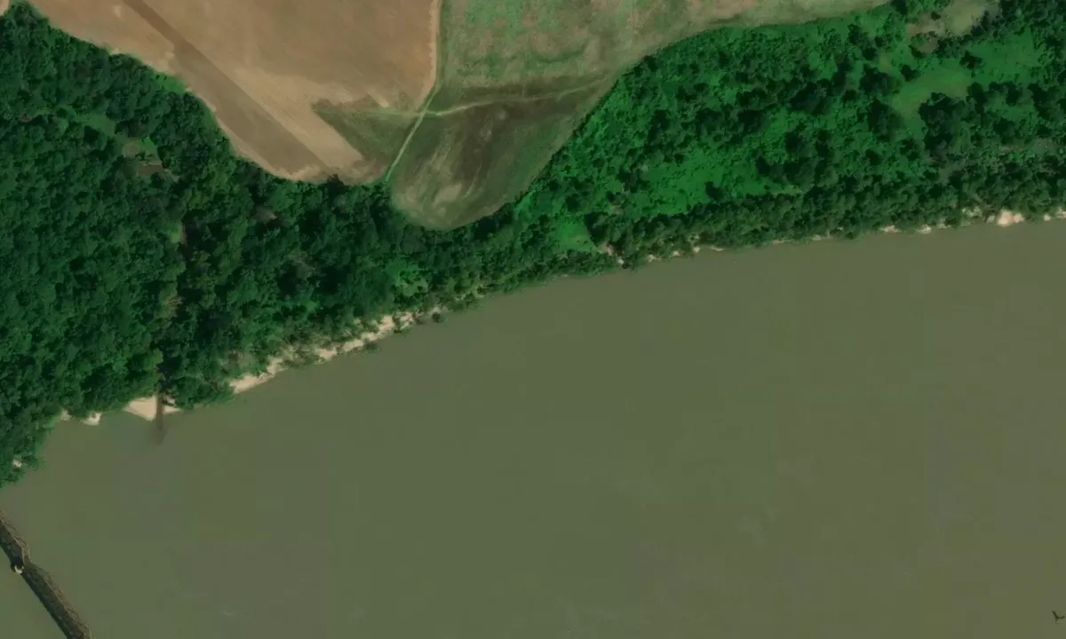 Satelite image of Atchafalaya River