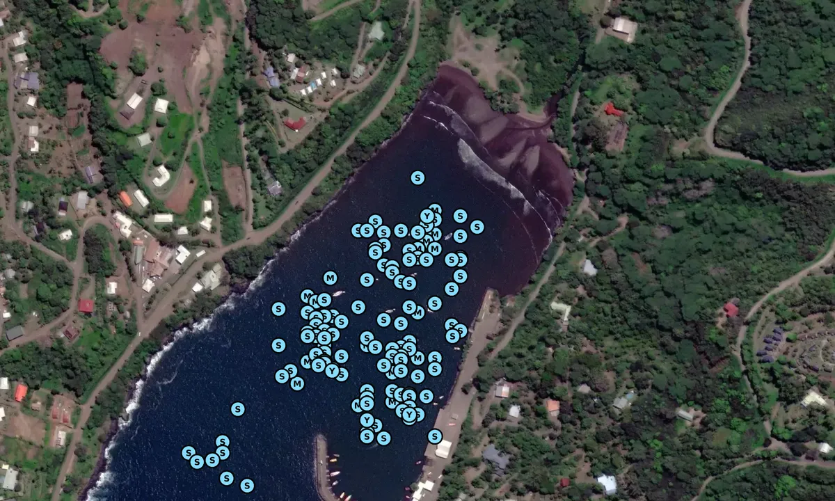 Satelite image of Atuona - Hiva Oa