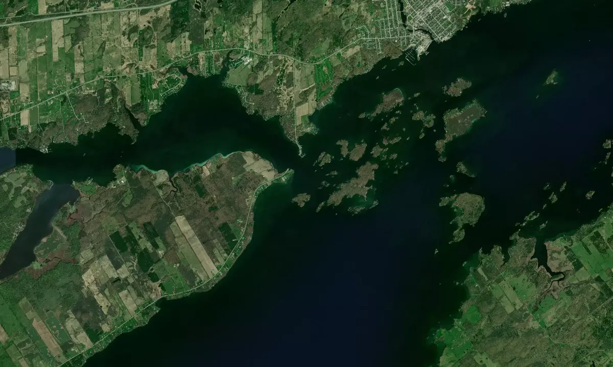 Flyfoto av Aubrey Island North (Parks Canada)