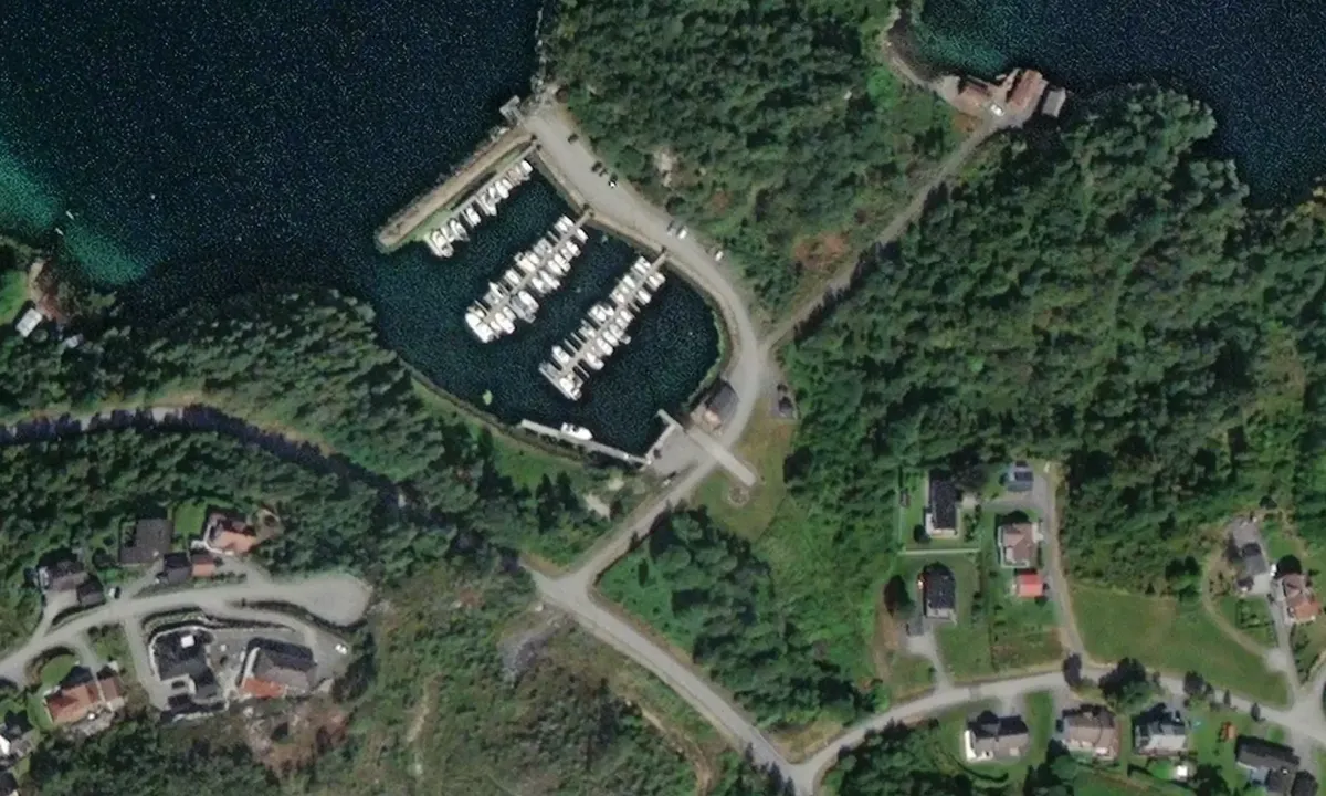 Satelite image of Aukra Småbåtlag