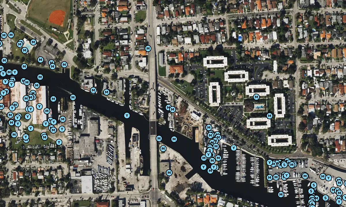 Satelite image of Austral International Marina