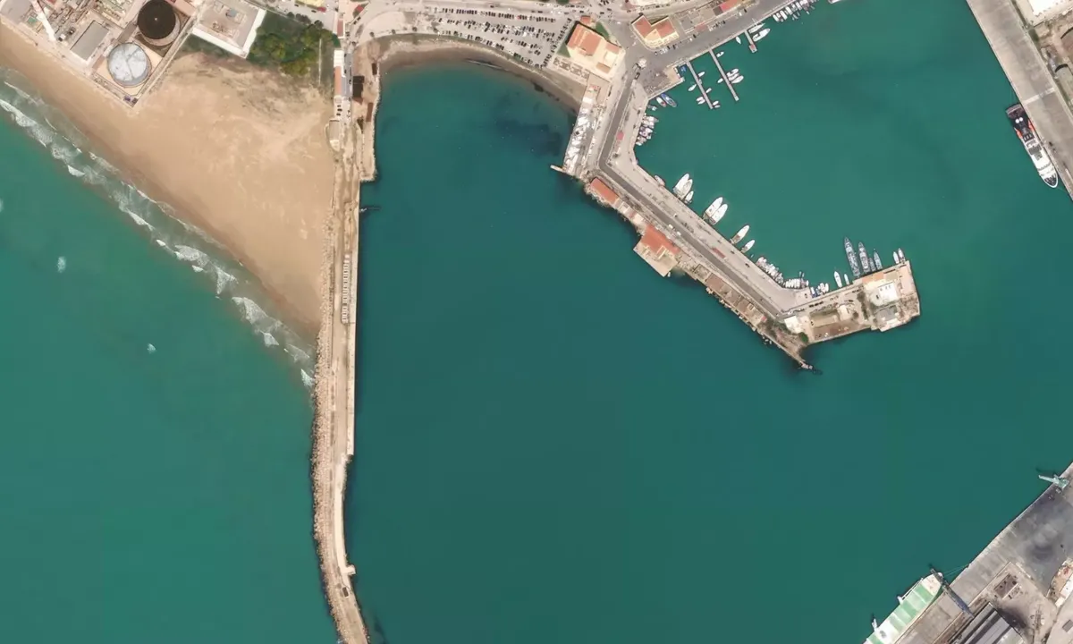 Flyfoto av Avamporto Empedocle