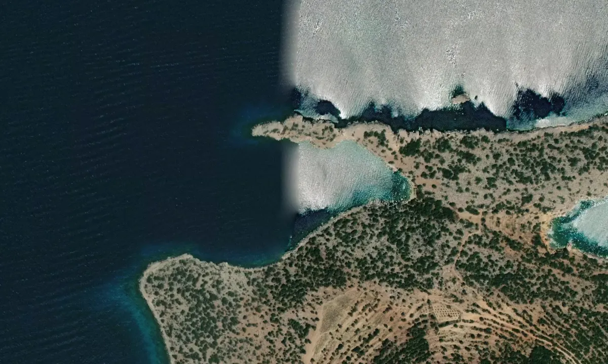 Flyfoto av Ayios Ioannis Dokos