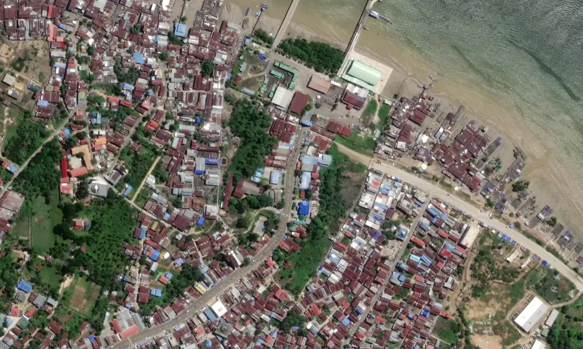 Satelite image of b