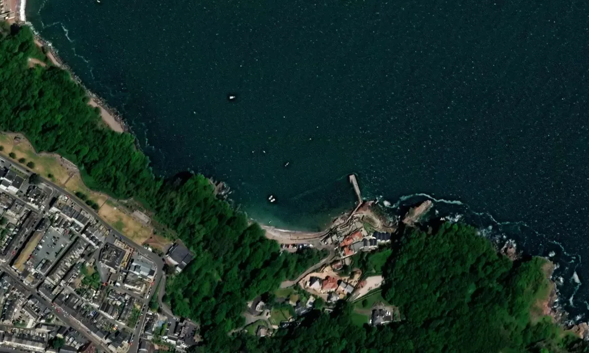 Flyfoto av Babbacombe Beach