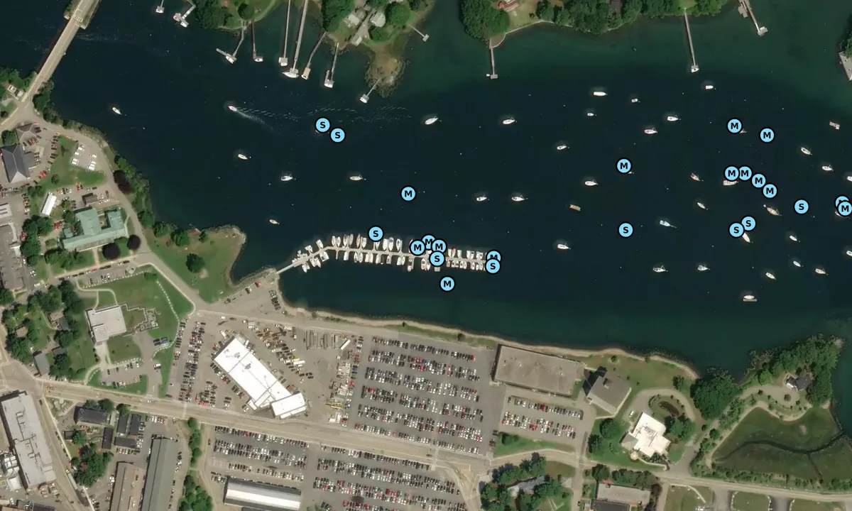 Satelite image of Back Channel Marina, MWR CODE 820